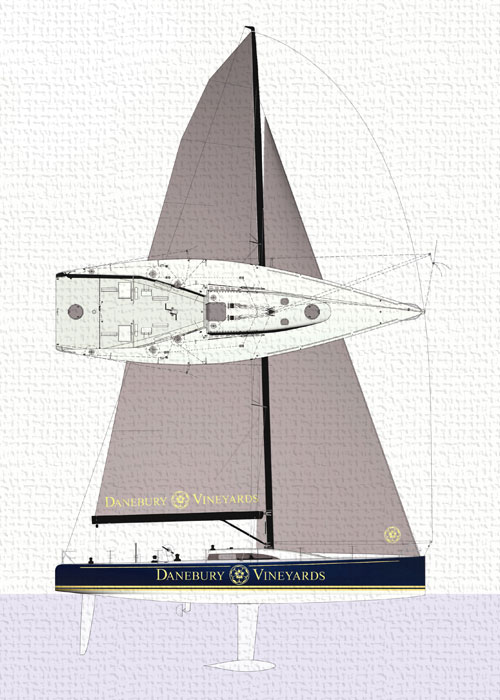 Carbon Rogers IRC 46 Sailplan